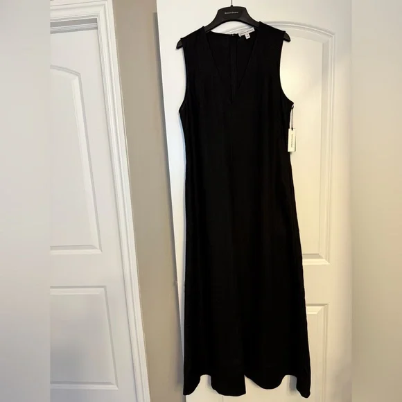 BANANA REPUBLIC Linen V-Neck Maxi Dress NWT - M - Picture 10 of 16